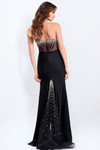 Jovani 48122 Beaded Scoop Neck Strapless Fitted Prom Dress