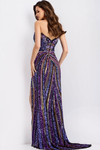 Jovani 49270 Sequins V-Neckline Strapless Fitted Prom Dress