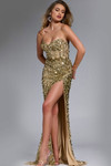 Jovani 46714 Sequins Sweetheart Neck Strapless Prom Dress