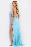Jovani 46086 Beaded Halter Neck Sleeveless Fitted Prom Dress