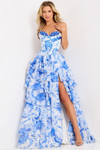 Jovani 47029 Layered Ruffle Sweetheart Neck Strapless Dress