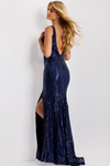 Jovani 48631 Sequins V-Neckline Sleeveless Fitted Prom Dress