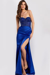 Jovani 43685 Beaded Sweetheart Neck Strapless Fitted Dress