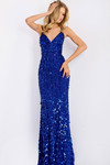 Jovani 45262 Sequins Beaded V-neck Sleeveless Prom Dress