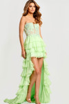 Jovani 47422 Layered Ruffle Sweetheart Neck Strapless Dress