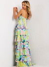 Jovani 47560 Layered Ruffles Spaghetti Straps Prom Dress