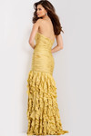 Jovani 47553 Ruffle Straight Neckline Strapless Prom Dress