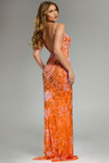 Jovani 45268 Sequins Beaded Keyhole V-neck Sleeveless Dress