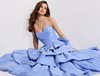 Jovani 45111 Layered Ruffle Sweetheart Neck Strapless Dress