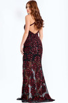 Jovani 49212 Sequins Asymmetric Neck Sleeveless Prom Dress