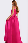 Jovani 46468 Square Neckline Sleeveless Fitted Prom Dress