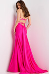 Jovani 48293 Plunging Neckline Sleeveless Fitted Prom Dress