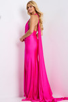 Jovani 47685 Plunging Neckline Sleeveless Fitted Prom Dress