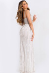 Jovani 49367 Beaded Spaghetti Straps Sleeveless Fitted Dress