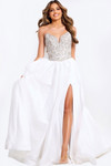 Jovani 49247 Beaded Scoop Neckline Strapless Fitted Dress