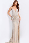 Jovani 49248 Beaded V-neckline Strapless Fitted Prom Dress