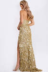 Jovani 49240 Sequins Scoop Neck Strapless Fitted Prom Dress