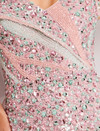 Jovani 44003 Sequin Embellishments Off-Shoulder Prom Gown