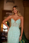 Nox Anabel C1599 Beads Tulle Sweetheart Neck Strapless Dress