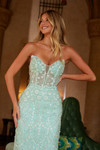 Nox Anabel C1599 Beads Tulle Sweetheart Neck Strapless Dress