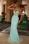 Nox Anabel C1599 Beads Tulle Sweetheart Neck Strapless Dress