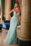Nox Anabel C1599 Beads Tulle Sweetheart Neck Strapless Dress