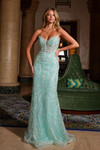 Nox Anabel C1599 Beads Tulle Sweetheart Neck Strapless Dress