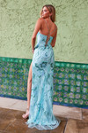 Nox Anabel T1515 Sequined Embroidery Scoop Neck Prom Dress