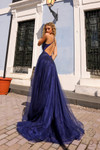 Nox Anabel G1405 Sequin Glitter Tulle Sleeveless Prom Dress