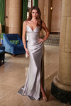 Nox Anabel A1588 Satin Sweetheart Neck Sleeveless Prom Dress