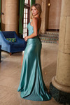 Nox Anabel A1588 Satin Sweetheart Neck Sleeveless Prom Dress