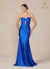 Nox Anabel T1500 Satin Sweetheart Neck Strapless Prom Dress