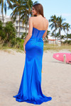 Nox Anabel A1596 Stretch Glitter Beaded Strapless Prom Dress