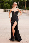 Nox Anabel R1690 Sequin Sweetheart Neck Strapless Prom Gown