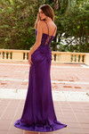 Nox Anabel A1585 Semi-stretch Satin Floral Sleeveless Dress
