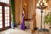 Nox Anabel C1630 Stretch Satin Glitter Strapless Prom Dress