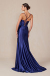 Nox Anabel E1488 Stretch Satin Sweetheart Neck Prom Dress
