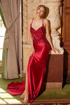 Nox Anabel E1488 Stretch Satin Sweetheart Neck Prom Dress