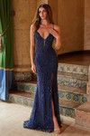 Nox Anabel C1616 Beaded Tulle Spaghetti Straps Prom Dress