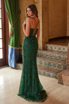 Nox Anabel C1616 Beaded Tulle Spaghetti Straps Prom Dress