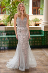 Nox Anabel C1606 Tulle Sequins Spaghetti Straps Prom Gown
