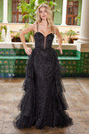 Nox Anabel Y1544 Sequin Embellished Sweetheart Neck Dress