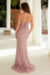 Nox Anabel Y1544 Sequin Embellished Sweetheart Neck Dress