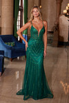 Nox Anabel C1632 Applique Tulle Sweetheart Neck Fitted Gown
