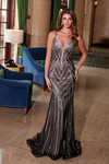 Nox Anabel C1632 Applique Tulle Sweetheart Neck Fitted Gown