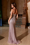 Nox Anabel A1582 Beaded Tulle Scoop Neck Sleeveless Dress