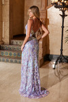 Nox Anabel D1574 Tulle Sheer Stretch Sequin Fitted Dress