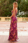 Nox Anabel A1587 Sequined Tulle V-Neck Sleeveless Prom Dress