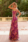 Nox Anabel A1587 Sequined Tulle V-Neck Sleeveless Prom Dress