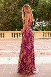 Nox Anabel A1587 Sequined Tulle V-Neck Sleeveless Prom Dress
